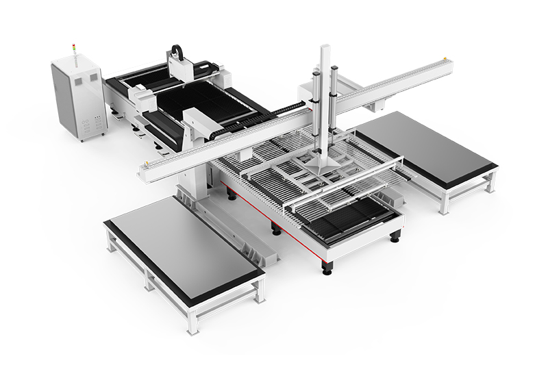 EA-Series Automatic Feeding Fiber Laser Cutting Machine with Exchange Platform