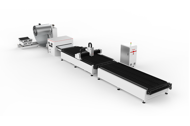SC-Series New Automatic Metal Coil Fed Feeding Fiber Laser Cutting Machine