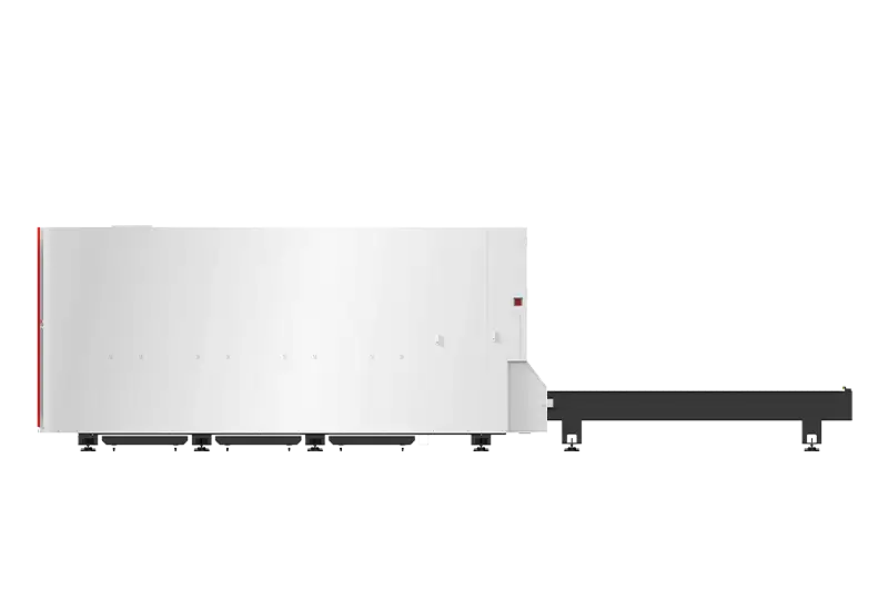 Full Cover Exchange Table Fiber Laser Cutting Machine