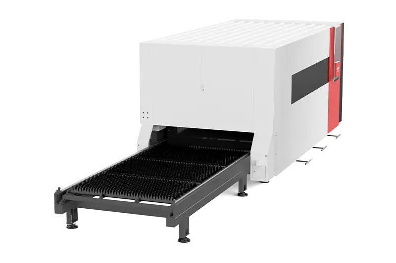 Full Cover Exchange Table Fiber Laser Cutting Machine